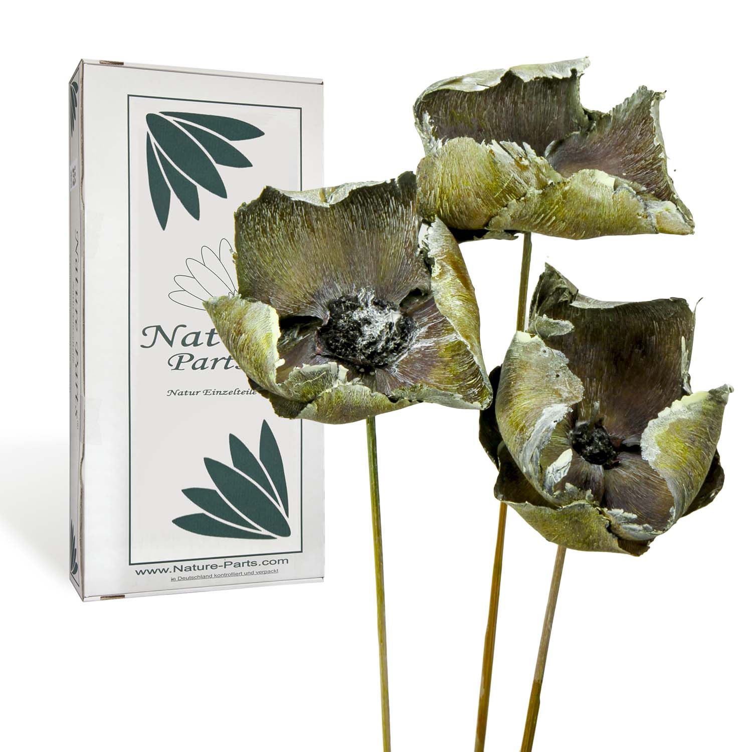 Palm Cup am Stiel - Frosted Green (40 Stück)
